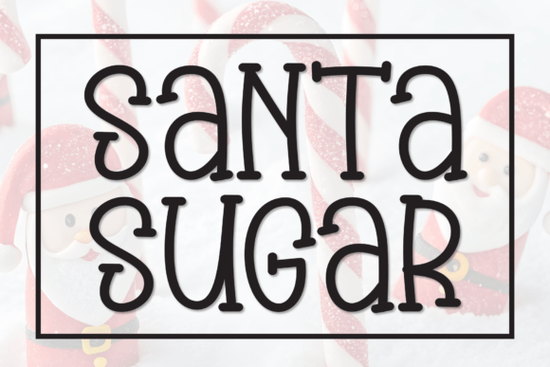 Santa Sugar Font